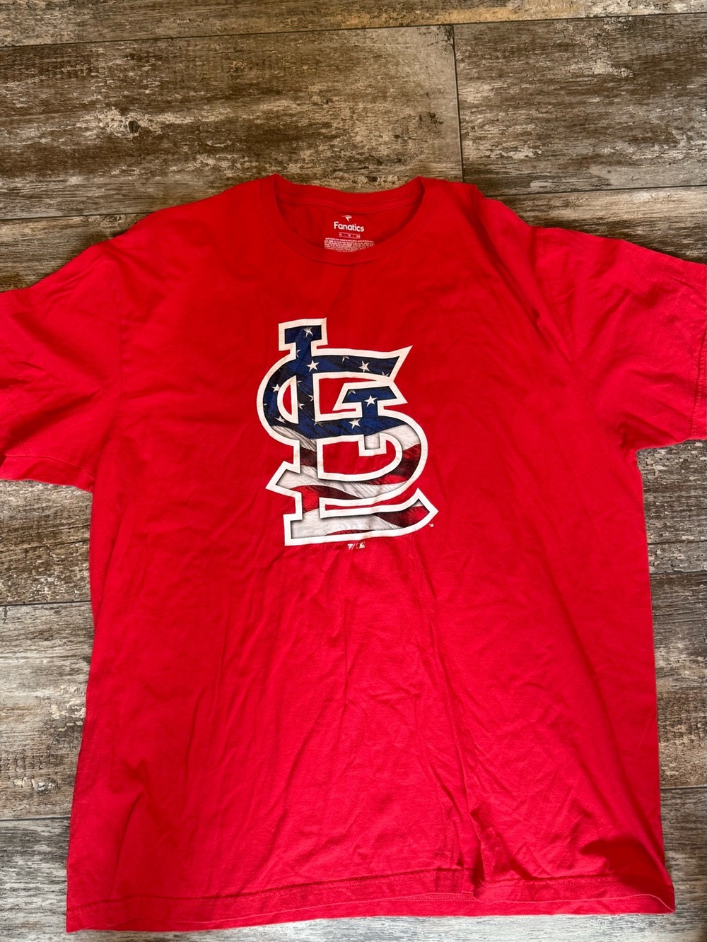 Fanatics Red St. Louis Graphic Men's Short Sleeve Tee